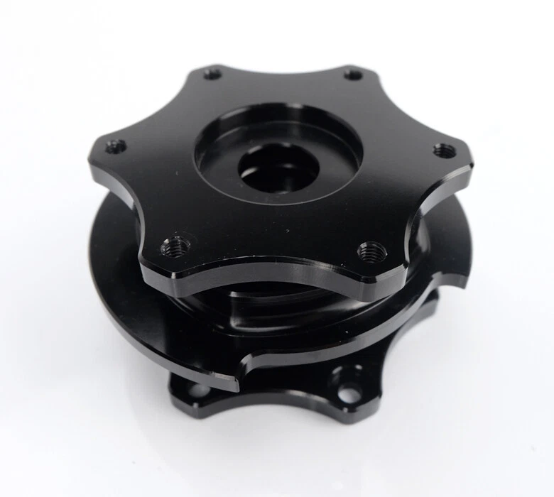 NUEVO NRG SFI Aprobado Forma D Liberación Rápida Brillante Negro Cuerpo y Anillo SRK-R200BK-BK Foto 2 de 3