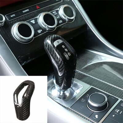 For Range Rover Sport 2014-2017 Dry Carbon Fiber Gear Shift Knob Lever Console