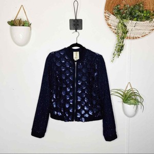 anthropologie sequin jacket