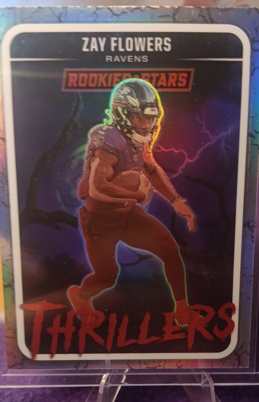 2025 Panini Rookies & Stars - Thrillers Zay Flowers #12 Silver