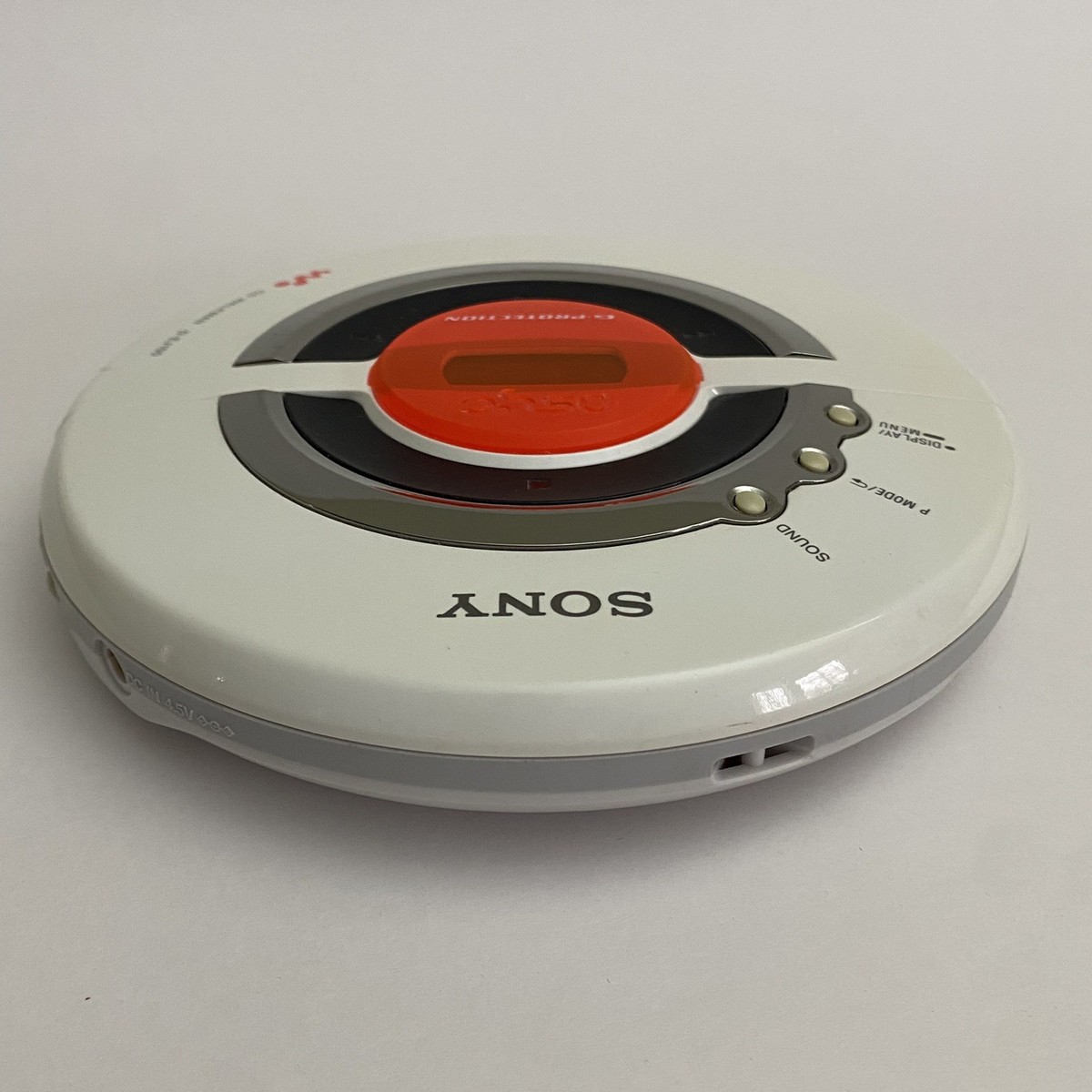 Sony D-EJ100 PS Psyc Walkman Portable CD Player White/Orange