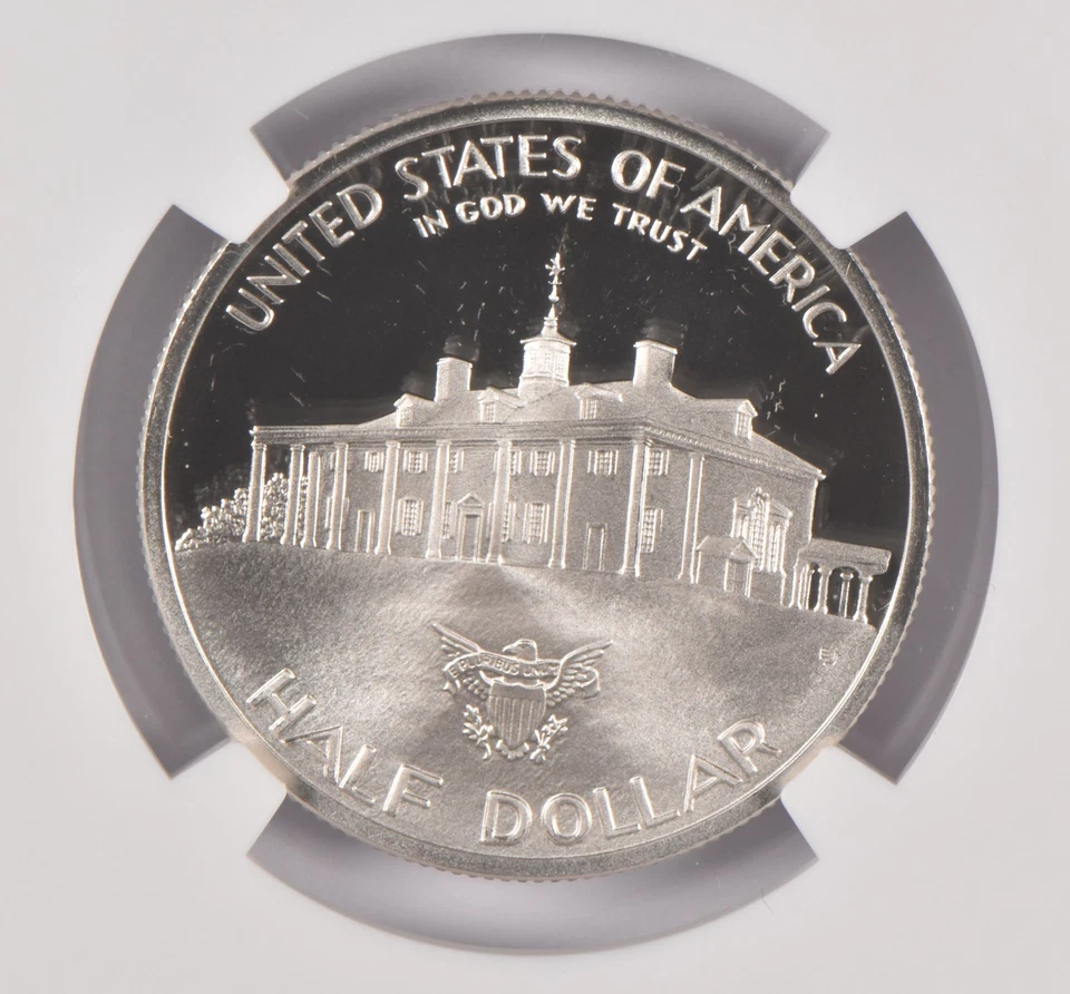 1982-S George Washington Commemorative Half Dollar PF70 NGC Brown Label *4987 - Image 4 of 4