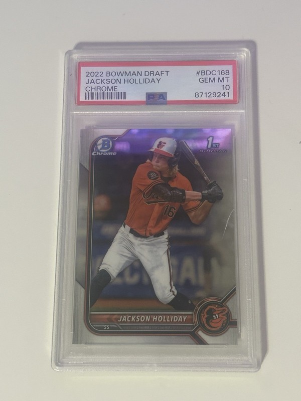 2022 Bowman 1st Chrome Jackson Holliday PSA 10 (RC)