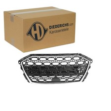 DIEDERICHS KÜHLERGRILL SCHWARZ CHROM GLANZ passend für AUDI A3 8Y Rennsport Look