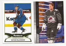 Lot of 2 Different Nathan Mackinnon Avalanche Hockey Cards