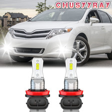 2pcs LED Fog Light Bulbs H8/H11 Fog Light Bulb White 6000K High Power DRL Lamps