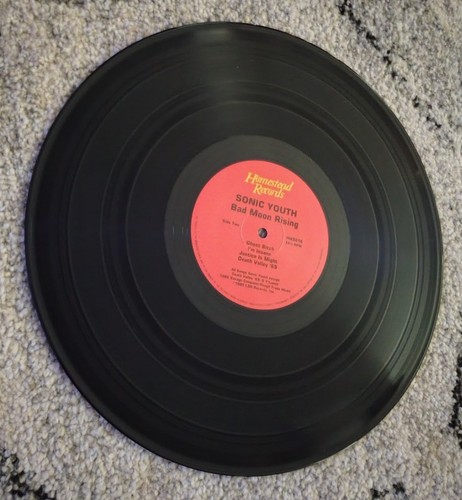 Sonic Youth - 'Bad Moon Rising' LP VINYL (1985) First Pressing- US Red Labels NM - Picture 6 of 23