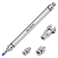 Pneumatic Cylinder 16mm Bore 150mm Stroke Air Cylinder Double Action with Y C...
