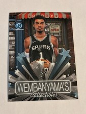 2025-26 BOWMAN CHROME HOBBY STARS HS-15 VICTOR WEMBANYAMA SAN ANTONIO SPURS