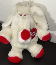 Hearthrobs Heart Throbs White Elephant with Red accent by Might Star Inc. Korea