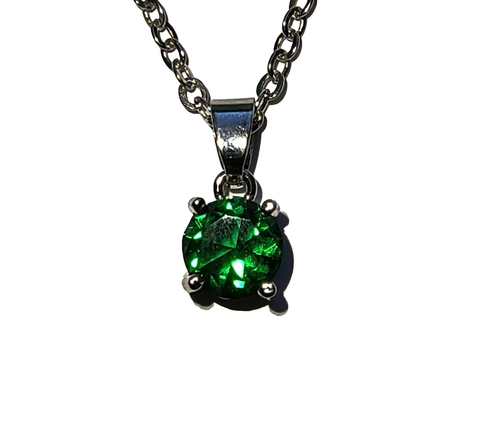 Effy Set Of 2 Faux Blue/Green Sapphire Topaz Necklaces (1 ) With 2 Stud Earrings - Image 4 of 4