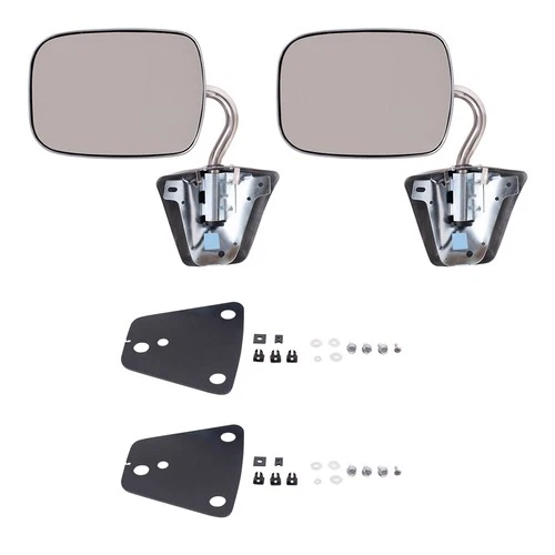For 1978-1995 G10 Manual Mirror Stainless Steel L=R Below Eyeline 15693131