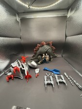 1989 Series 2 Dino Riders Stegosaurus With Both Riders And Accessories Lot 2
