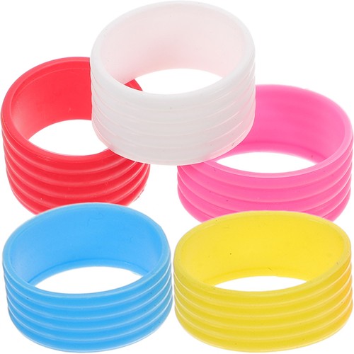 5 PEZZI Fasce Tennis Grip Manico Silicone Impugnature Racchetta Overgrip - Foto 11 di 12