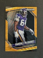 2025 Panini Prizm Black - Randall McDaniel #91 Iran Shimmer Prizm SSP 54/60