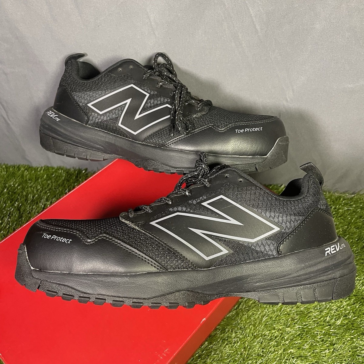 New Balance Mens Quikshift Comp Toe EH SR Work Sneakers US 9 EU 42.5 Black EUC New Balance Work Quikshift Composite Toe Black Black Black  main image 2