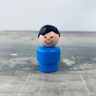 Vintage Fisher Price Little People Asian Boy Figure