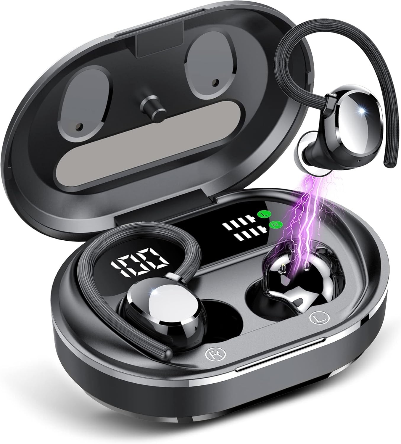 Wireless Earbuds, 2023 New Ultralight Sport Bluetooth 5.3 He