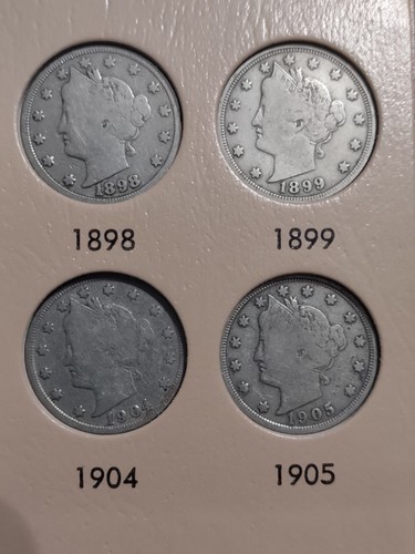 complete liberty nickel collection Including 1885, 1886 And 1912 s - Picture 15 of 20