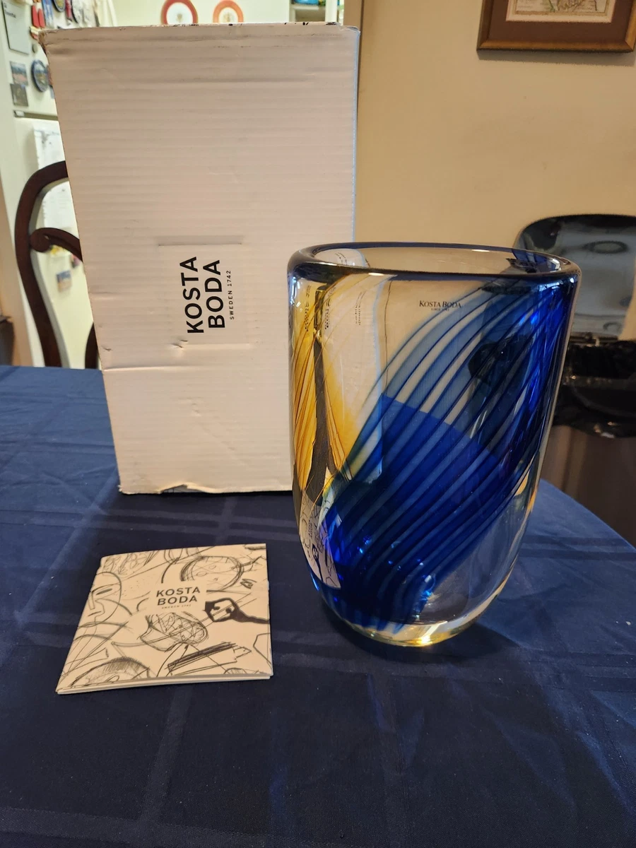 Kosta Boda Blue Vases for sale | eBay