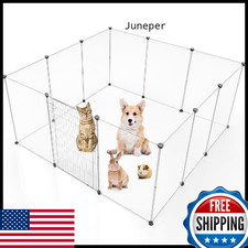 BRIAN & DANY Portable Small Animal Playpen Indoor Dog Pen Cage Guinea Pig Bunny