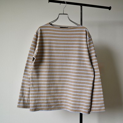 Mint, SAINT JAMES heavyweight Breton stripe shirt, made in France, unisex 3.5