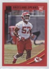 2018 Panini Donruss Rookie Press Proof Red Breeland Speaks #368 7l6