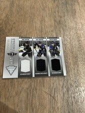 2012 Panini Titanium 3 Jersey Card Dustin Brown Kopitar Johnson L A Kings Ssp 9