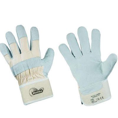 Schutzhandschuhe Arbeitshandschuhe Rindspaltleder Gr.10,5 EN388 CAT 2 Naturfarbe