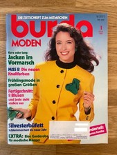 Burda Moden - Januar 1989 mit Schnittmuster (Die Zeitschrift zum mitmachen)
