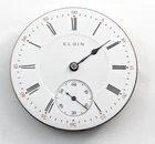 Antique ELGIN Grade 339 Model 17j 6 16s Pocket Watch Movement 43mm PARTS REPAIR