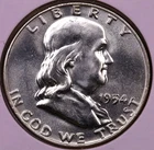 1954-D Franklin Half Dollar Ch. BU+ ***RARE ORIGINAL COIN***