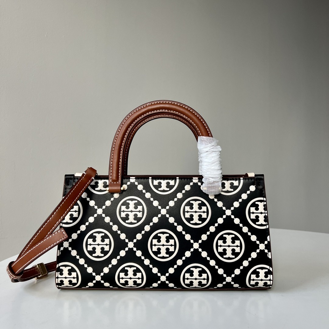 Tory Burch T Monogram Small Rectangular Tote Bag … - image 1