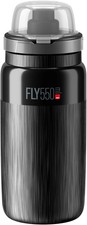 Elite Fly Tex MTB 550ml Cycling Water Bottle Black Hydration Drinks