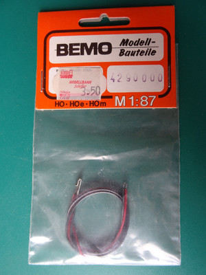 BEMO 4290000 Gleis-Anschlusskabel