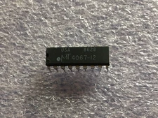 MT4067-12 IC MOS PAGE MODE DRAM 64Kx4 120ns 18 PIN DIP MICRON (LOT OF 1)
