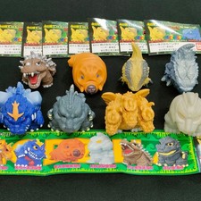 New Godzilla Full Color Soft Vinyl Collection Set of 8 Retro Bandai