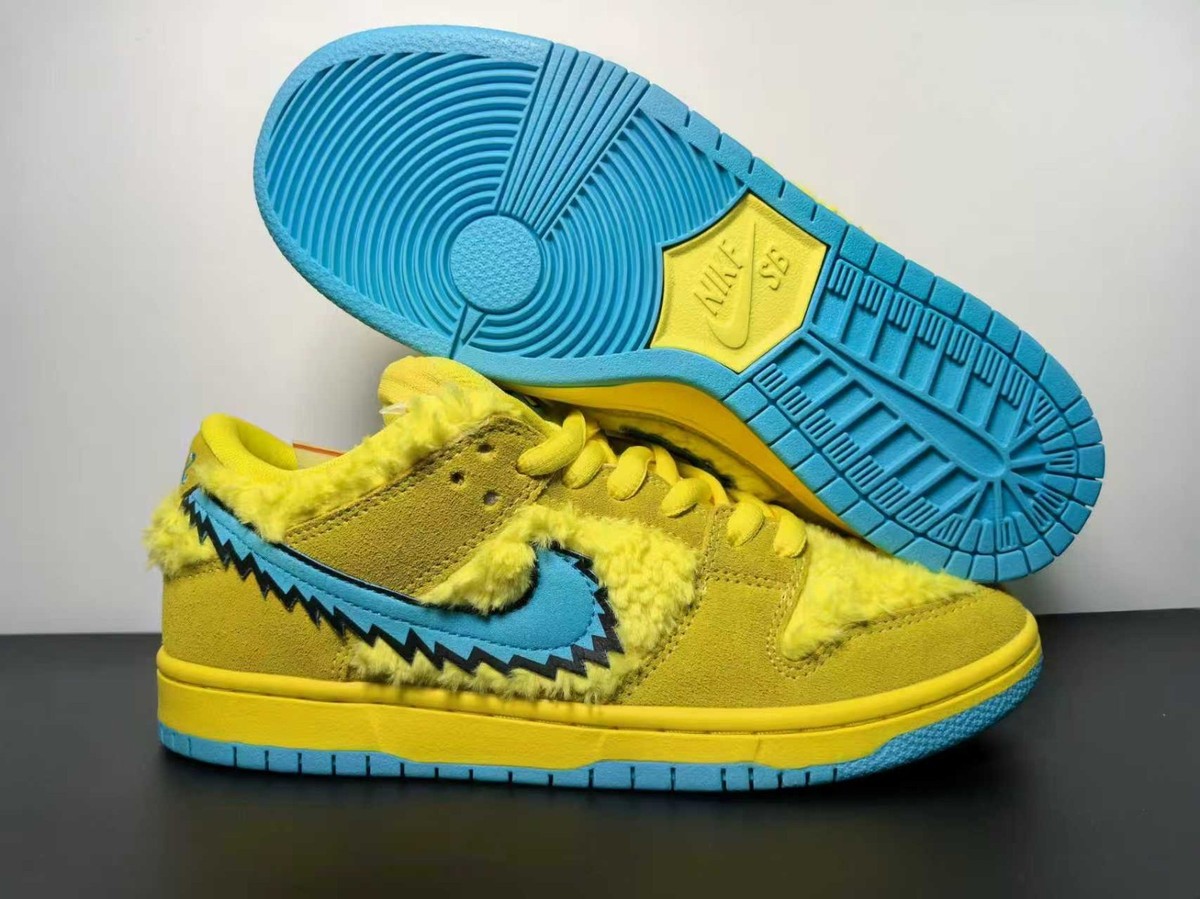 Size 13 - Nike Dunk Low SB x Grateful Dead Yellow Bear for sale