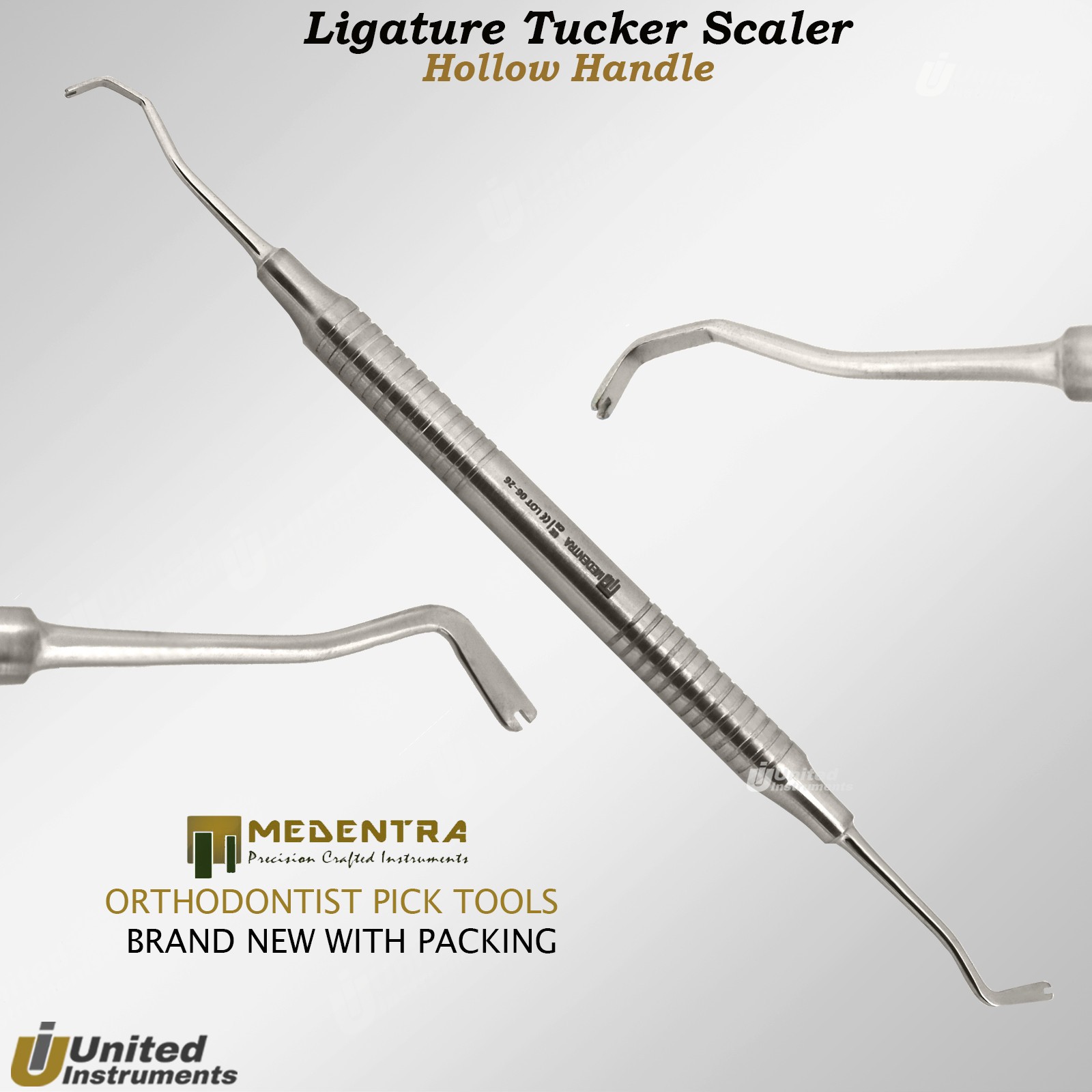 Dental Ligature Director Tucker Double Ended Orthodontic Archwire Tucking Tools