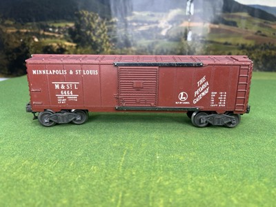 NICE LIONEL ORIGINAL POSTWAR BOXCAR #6464-50 M&StL MINNEAPOLIS & ST. LOUIS!