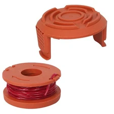 12 Pack Replacement Spool String Trimmer Line For WORX 10 Pack Spool And 2 Cap