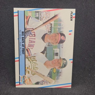 1988 Fleer - Mark McGwire, Pat Tabler #633