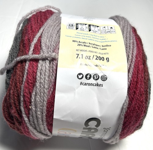 YARNSPIRATION CARON CAKES 1PK. RED VELVET . I Combine Shipping, See Details - Picture 2 of 5