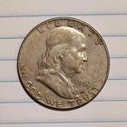 1962 Franklin Half Dollar 50C Business Strike Philadelphia 90% Silver KM#199