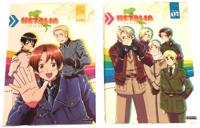 Hetalia Axis Powers - Season 1 & 2 - English Version DVD Manga Anime - 2006/2008