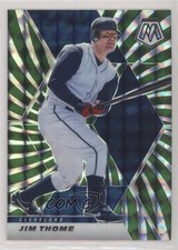 2021 Panini Mosaic Green Swirl Mosaic Prizm 3/11 Jim Thome #155 HOF z7j