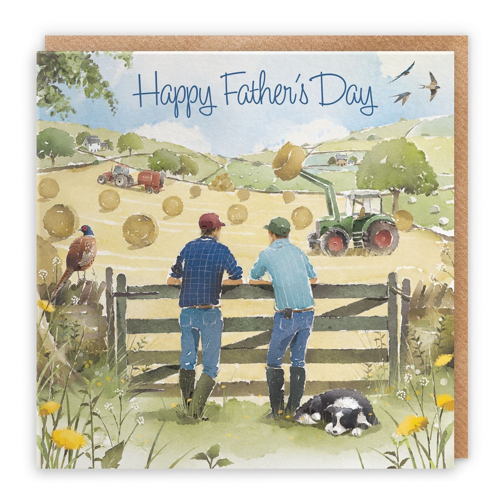 Father's Day Haymaking Card Milo's Gallery