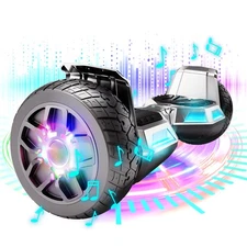 8.5'' Hoverboard Off-road Hoverboard Bluetooth Self-Balancing Scooter LED Light