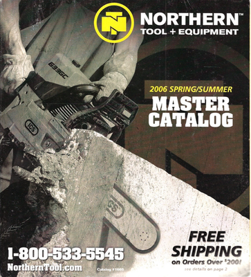 #ad #ad 2006 Spring Summer Northern Tool Equipment Master Catalog Chainsaws Toys Shop $6.80
