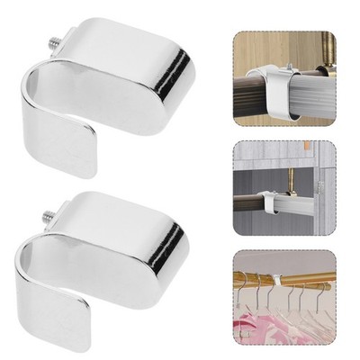  2 Pcs Kleiderstange Halterung Kleiderstangenhalter Kleiderstangenhalterung